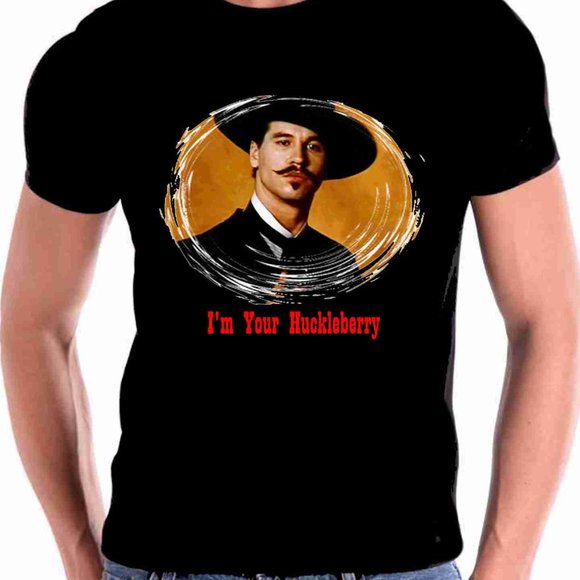 Doc Holliday I'm Your Huckleberry T shirt - Picture 1 of 1